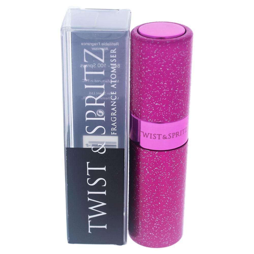Atomizador Twist & Spritz Hot Pink Glitter
