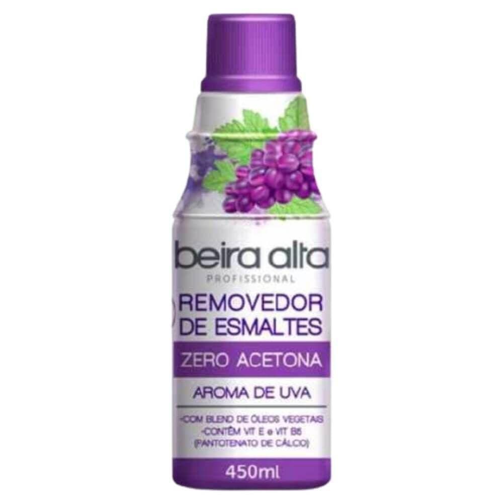 Beira Alta Zero Acetona Removedor De Esmaltes Uva 450ml