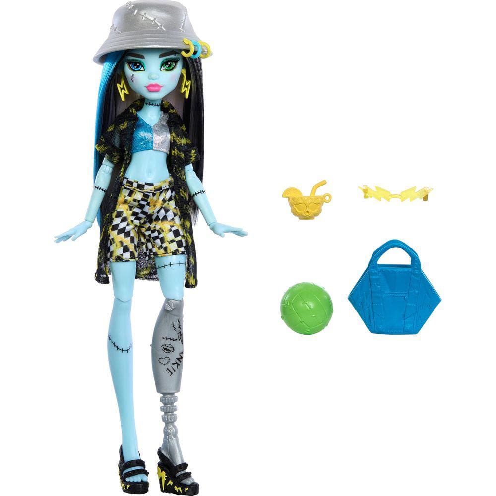 Boneca Monster High Scare-adise Island Frankie Stein com acesso