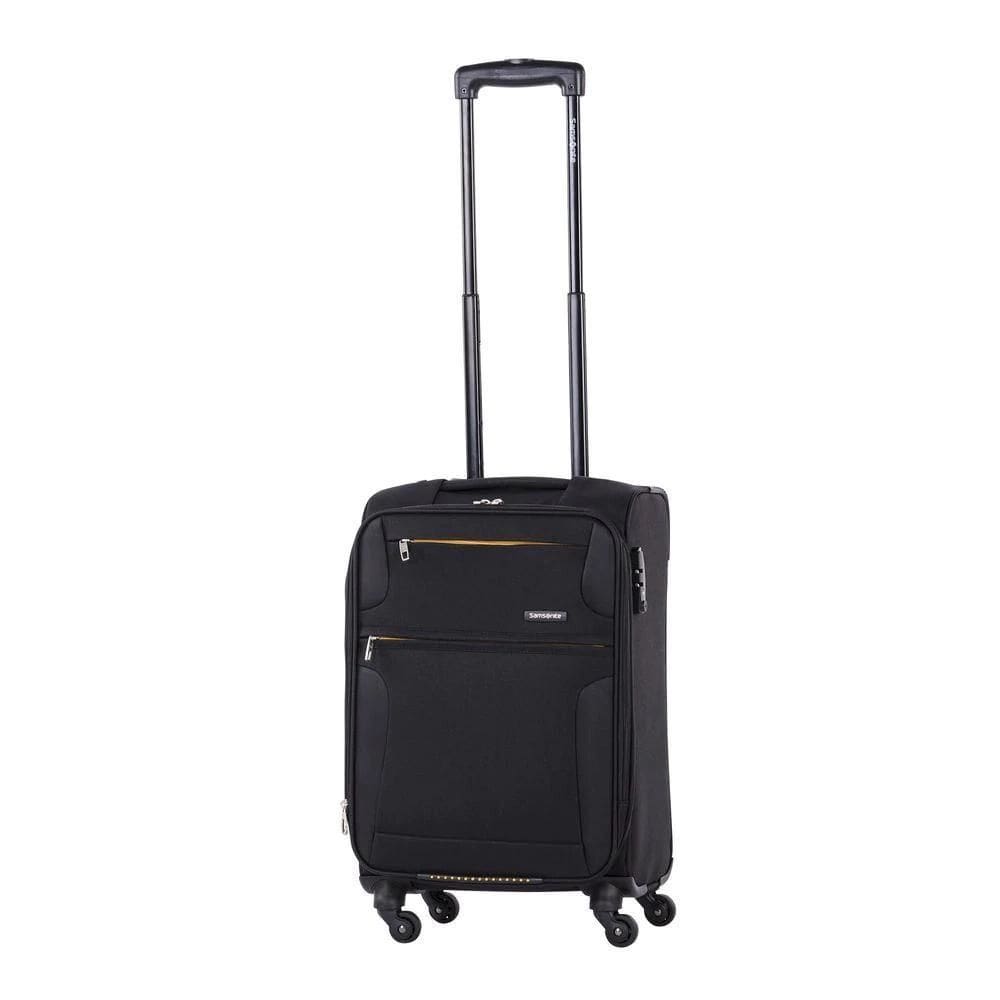 Mala de Viagem Media Expansível Poliester Samsonite Bahia Cadeado Tsa Rodas 360 Preta