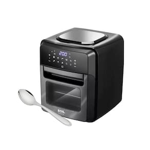 Conjunto Fritadeira Air Fryer Digital Eaf12t 220v Eos e Colher Para Arroz Laguna Tramontina