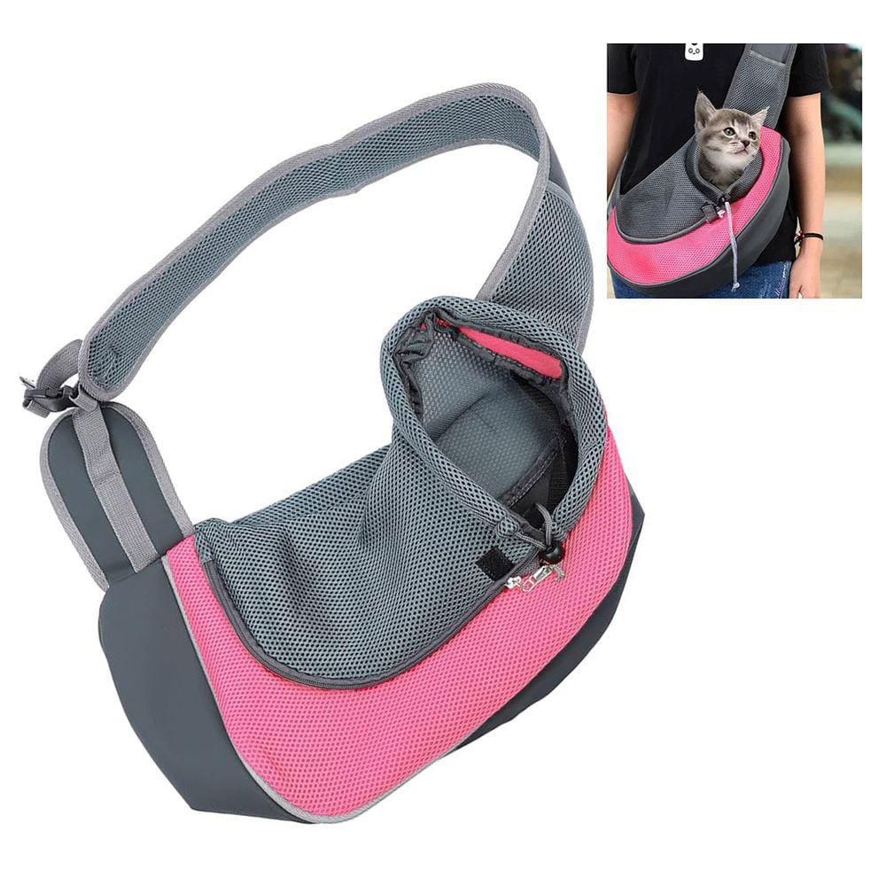 Bolsa Canguru Cao Cachorro Gato Pet Carregador Mochila Pequeno Porte Ombros Costas