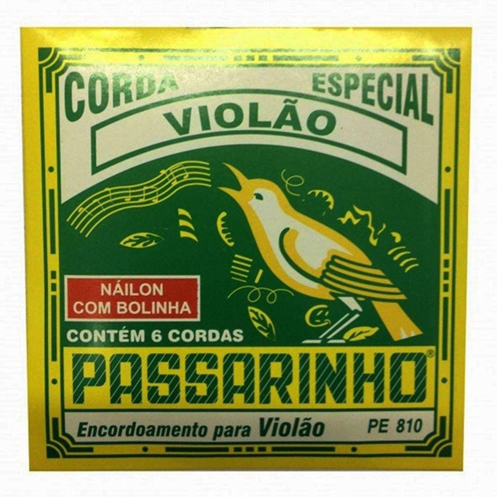 Encordoamento Nylon com Bolinha para Violão - PASSARINHO - PE810