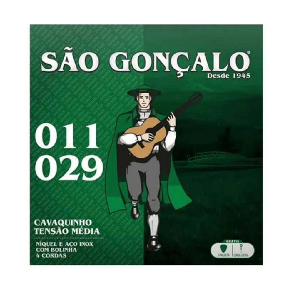 Encordoamento em Níquel com Bolinha para CAVACO - SÃO GONÇALO