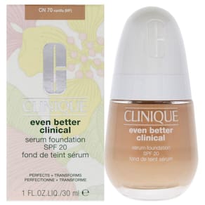Fundação Soro Clínico Ainda Melhor SPF 20 - CN 70 Baunilha por Clinique para Mulheres - Fundação 1 oz