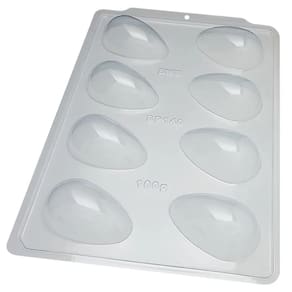 3 Formas Ovo de Páscoa 100g simples bwb 3625 sp 140 8 cavidades
