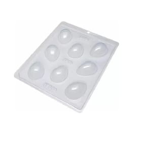 3 Formas de ovo de pascoa liso 30g bwb simples 704 Tradicional Chocolate
