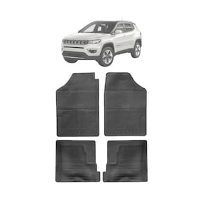 Jogo de Tapetes Automotivos Stratus BRB Jeep Compass 2017 em diante
