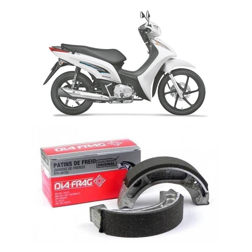 Patim Lona Freio Dia-Frag Honda Biz 125 ES KS 2007-2010