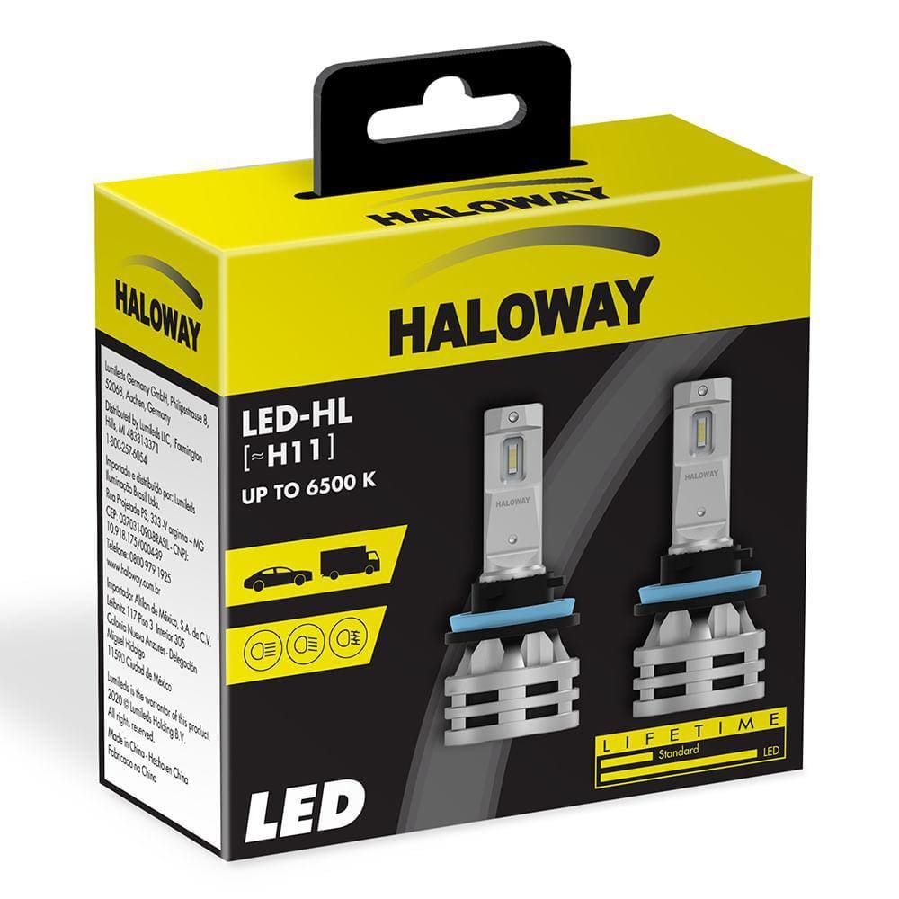 Lâmpada LED H11 Haloway 12V 24W 6500K