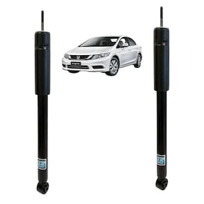 02 Amortecedor Traseiro Esquerdo+Direito Honda Civic 2.0 2012 A 2016 Nakata