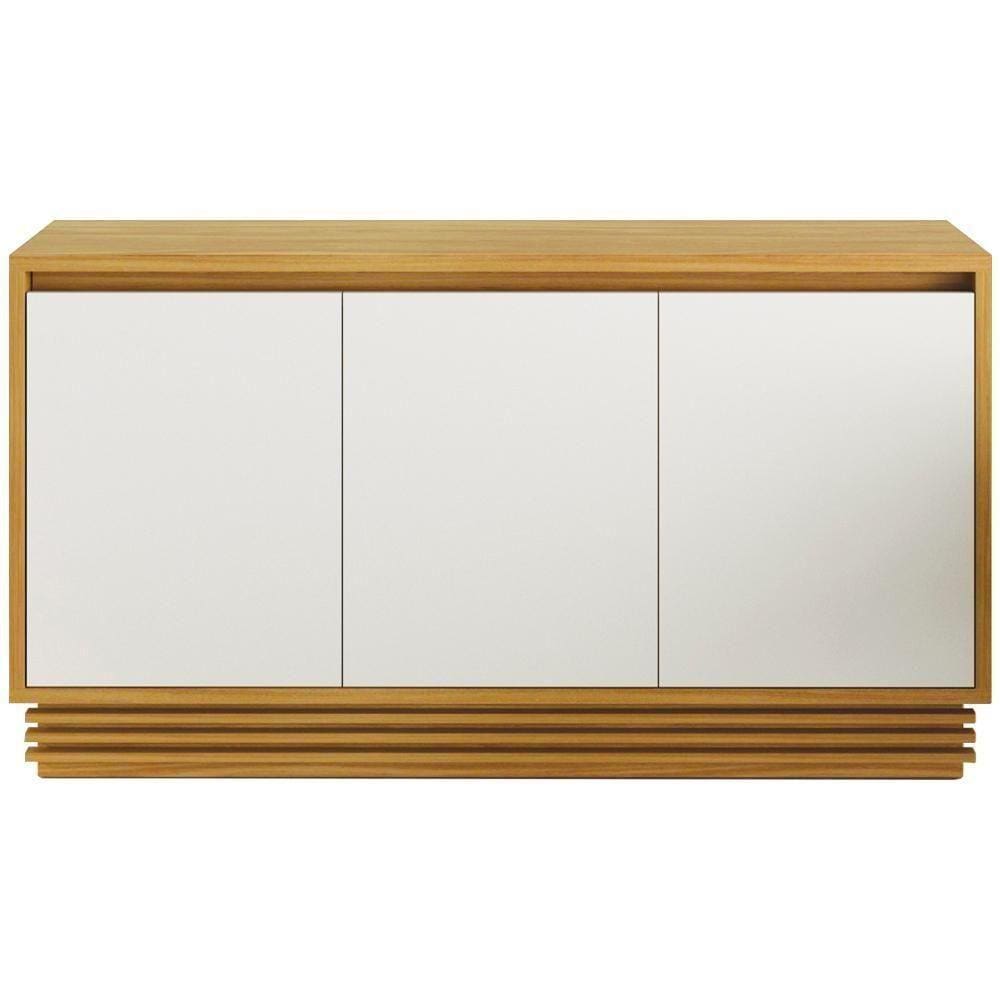 Balcao Buffet 3 Portas 160 Cm Bb2610 Natural Off White Tecno Mobili Natural Off White