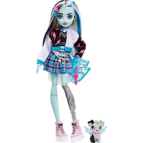 Boneca fashion Monster High Frankie Stein com acessórios