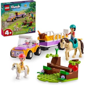 Blocos de Montar - Atrelado com Cavalo e Ponei LEGO DO BRASIL