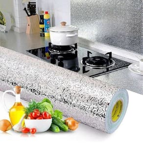 Papel Adesivo Lavável Forro De Fogão Repele óleo água