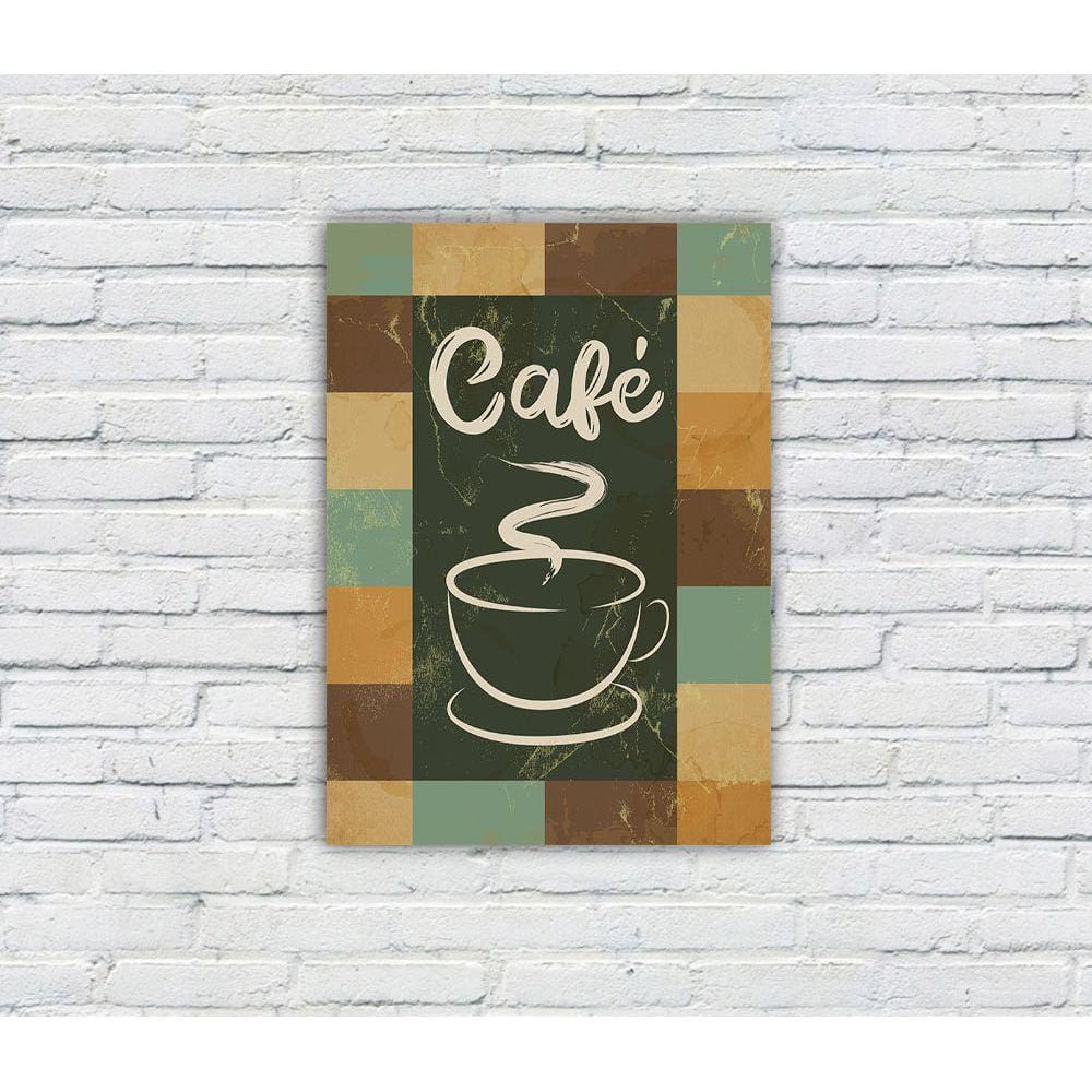 Placa Decorativa MDF Cantinho do Café 01