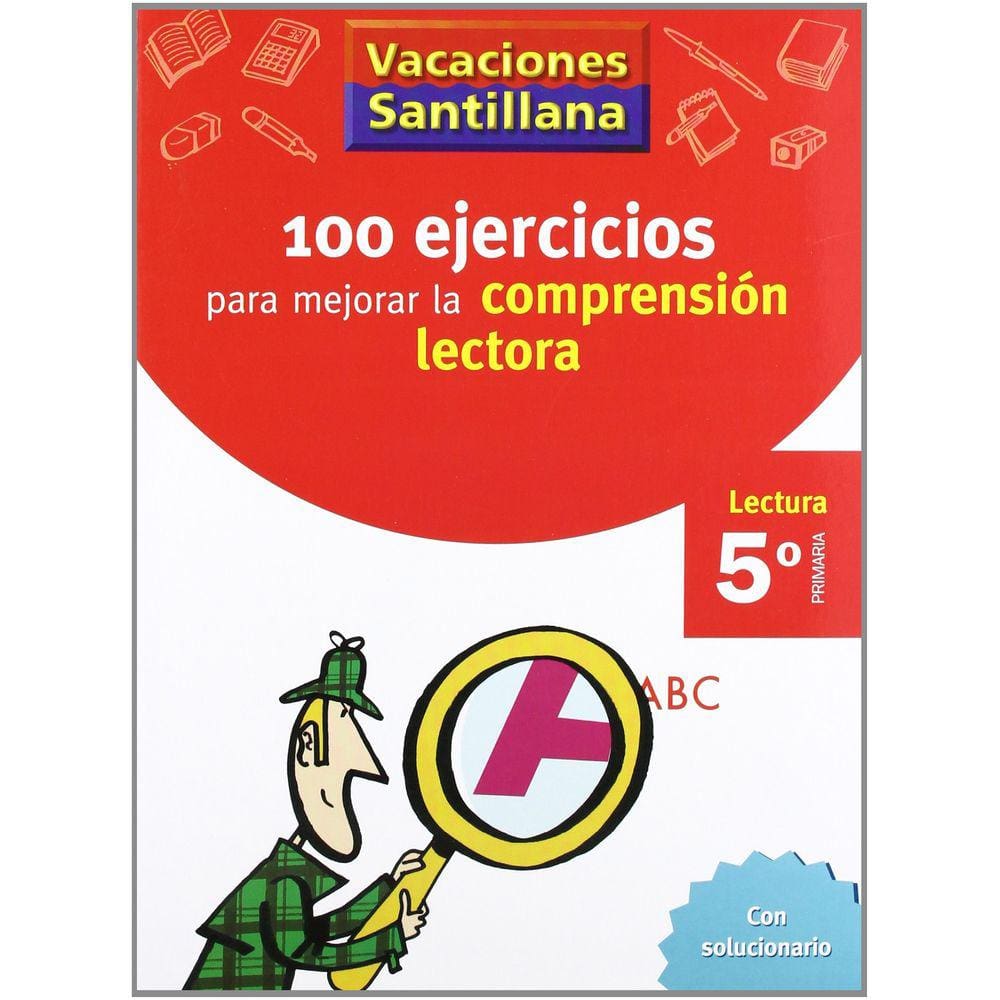 Livro de exercícios Santillana Vacation 5ª série para leitura