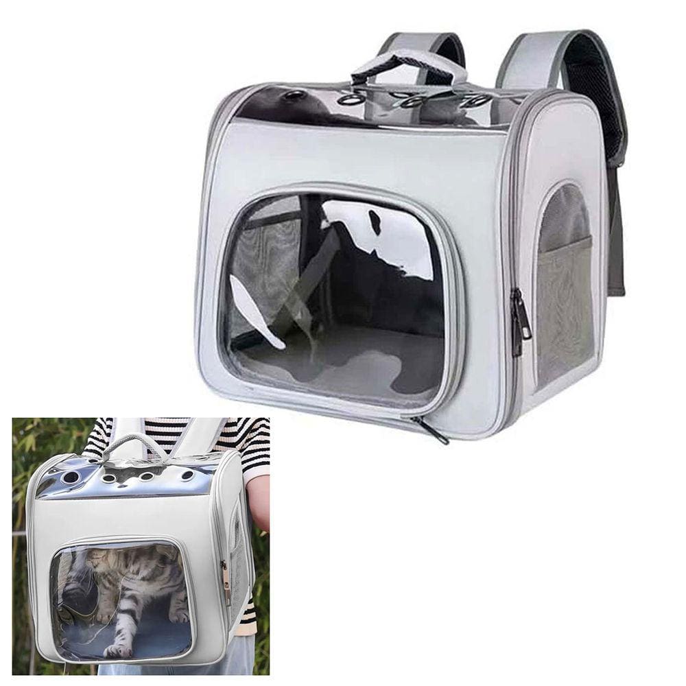 Mochila Transporte Gato Cao Pet Cachorro Pequeno Porte Animal de Estimaçao Passeio Viagem Seguro