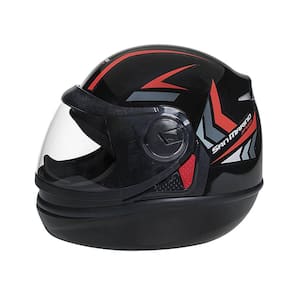 Capacete Speed One Original Preto-Vermelho TAM 58