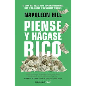Livro DEBOLSILLO Piense y hágase rico: A riqueza e a realidade