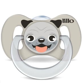 Chupeta Lillo Funny Animais Cachorro de 0 a 6 Meses