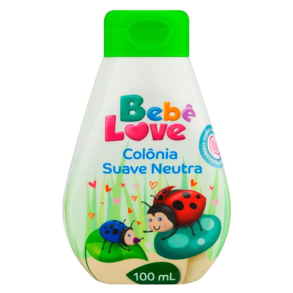 Colônia Infantil Bebê Love Suave Neutra 100ml