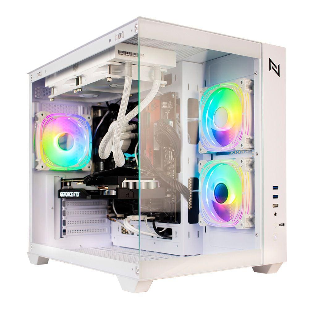 Pc Gamer Amd Ryzen 5 5500 16Gb (Rtx 3050 8Gb) Ssd 480Gb M.2 600W 80 Plus, Neologic Aquarium By Italo Canella- Nli86300