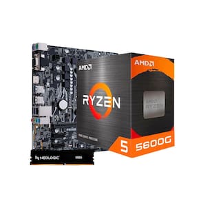 Kit Upgrade Amd Ryzen 5 5600G, Placa Mae A320m 16Gb Ddr4, Neologic - Nli84581