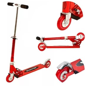 Patinete Radical de Aluminio Infantil 2 Rodas Dobrável Dm Toys suporta até 40 kilos