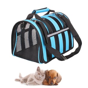 Bolsa Transporte Cachorro Cao Gato Pet Faixa Refletiva Carro Aviao Onibus Viagem Passeio Proteçao