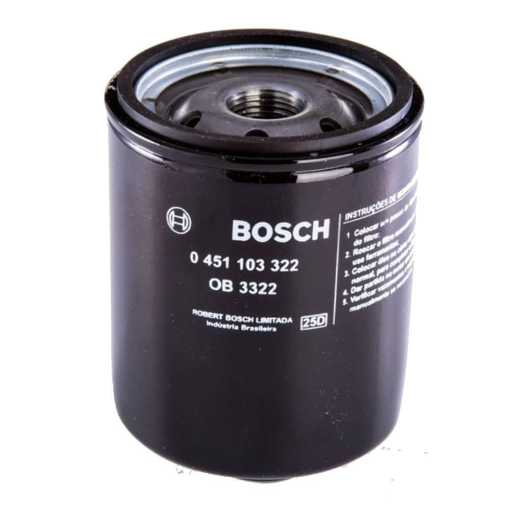 Filtro de óleo blindado Bosch Toyota Hilux de 2005 até 2011