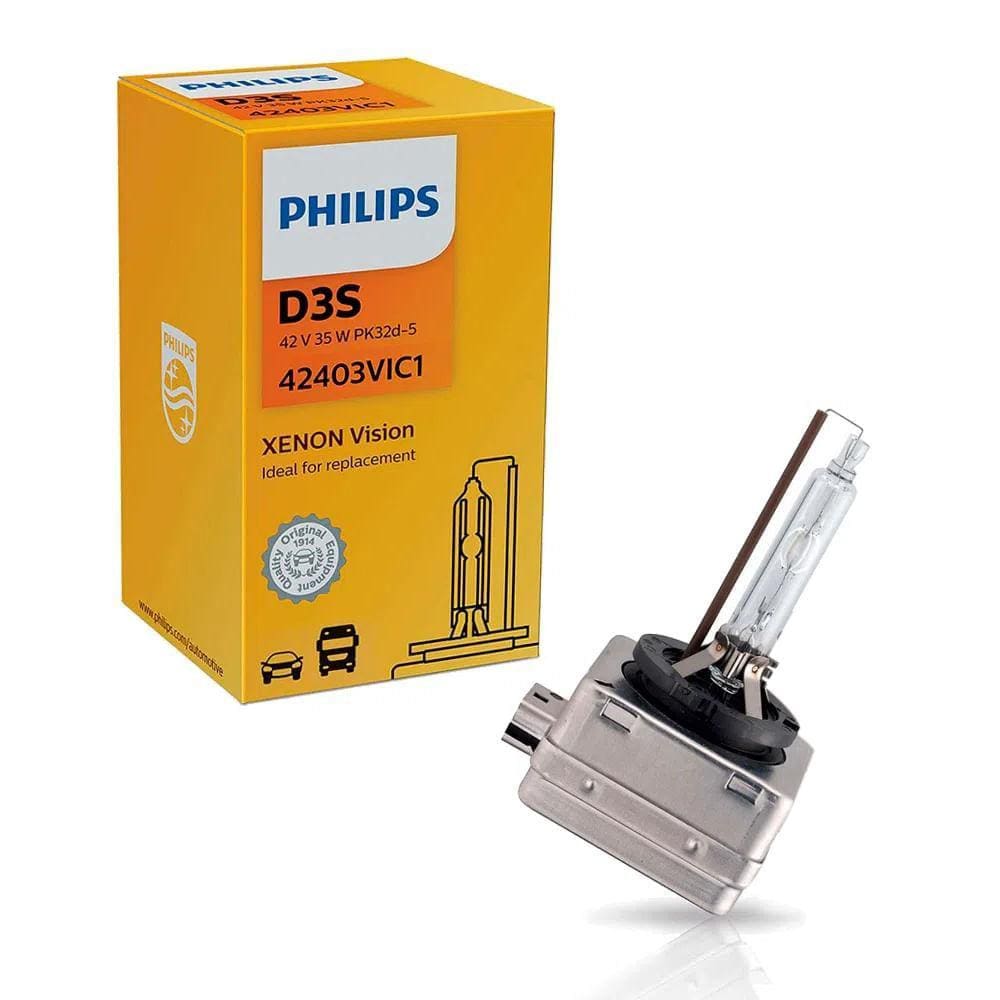 Lâmpada Philips Xenon Vision D3S 42403VIC Original (UN)