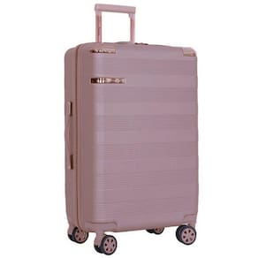 Mala De Viagem Grande Rodas 360° Cadeado TSA007 Alça Lateral e Superior ABS 28 Argos Rosé Cruzeiro