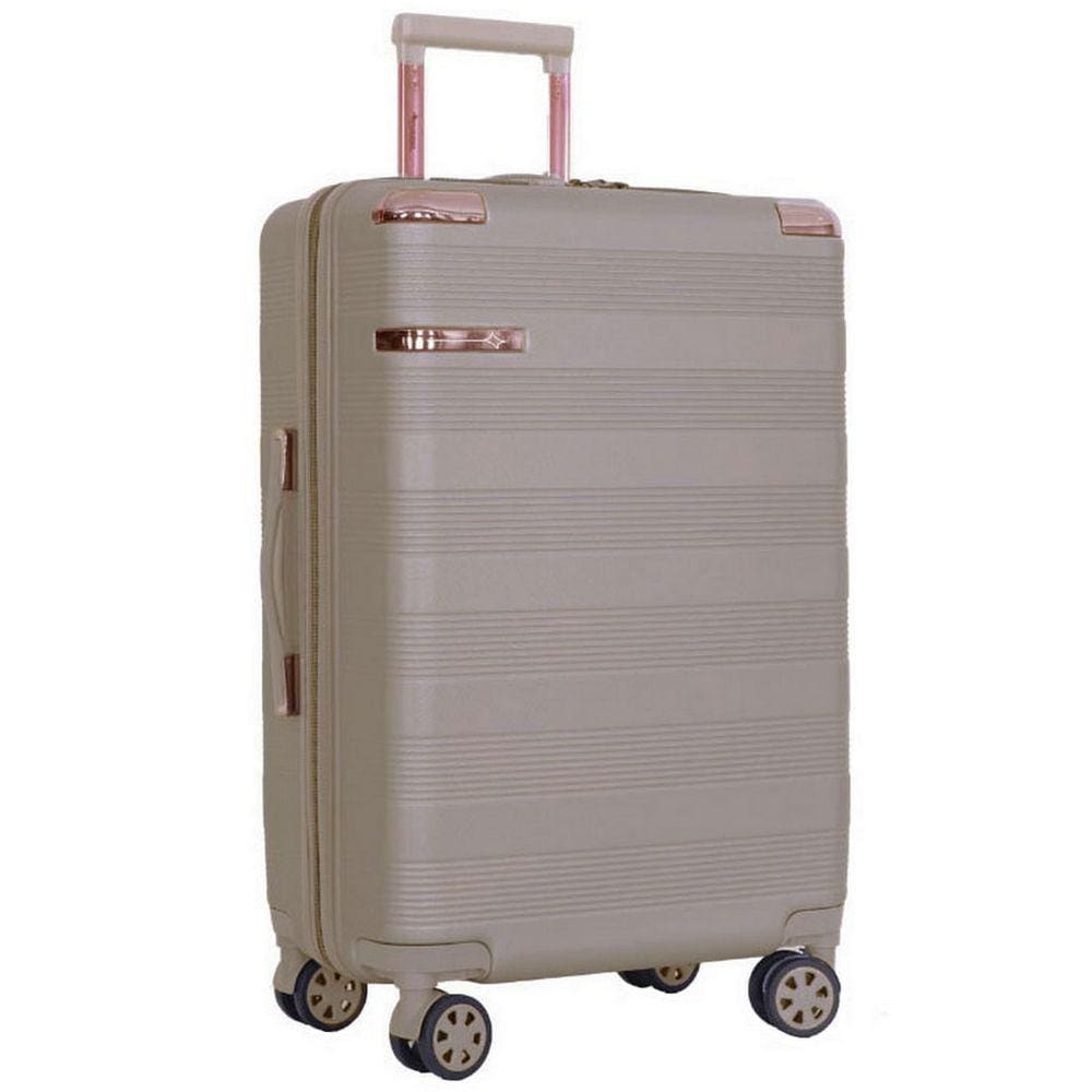 Mala De Viagem 10Kg 55x35x25 Bordo PEQUENA ABS Rígida Cadeado TSA Rodinhas Duplas Giro 360° ANAC Avião