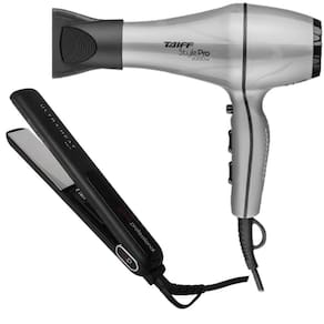 Kit - Secador Taiff Style Prata Pro 2000W 127V + Prancha Gama G-Evo Iht Silk Chrome Titanium 250ºc