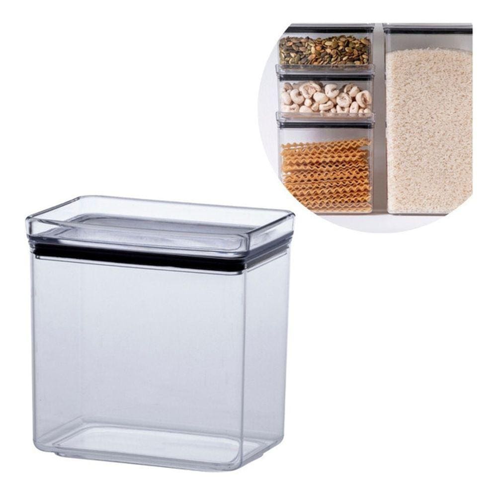 Pote Hermético Empilhavel 1300ml Lumini Organização Cozinha