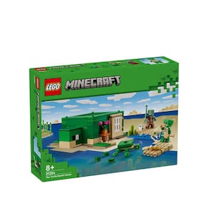 Blocos de Montar - LEGO Minecraft -  A Casa Tartaruga de Praia LEGO DO BRASIL