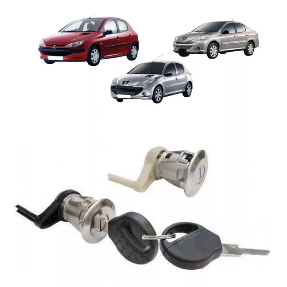 Par Cilindro Miolo Chaves Porta Peugeot 206 207 Passion Sw