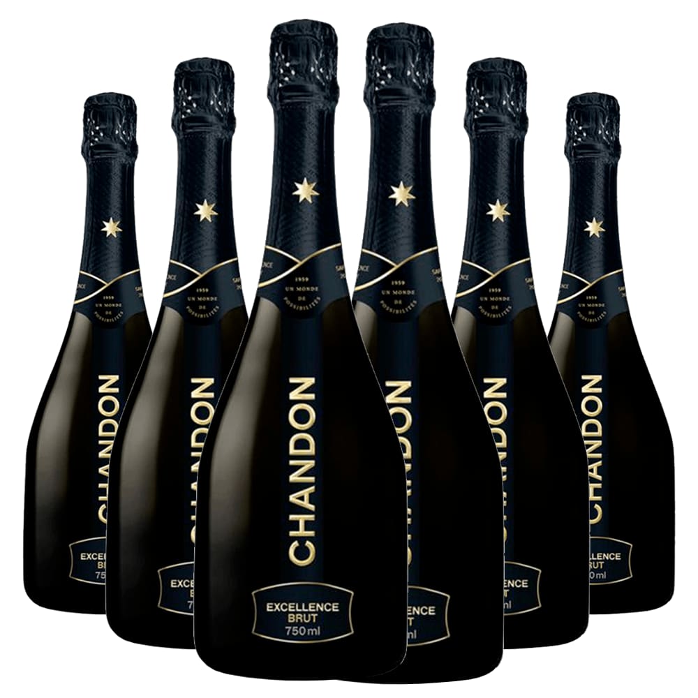 Cx 6 Espumante Chandon Excellence Cuvée Prestige Brut 750Ml