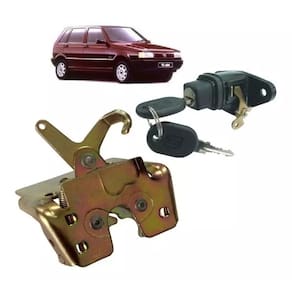 Fechadura Interna e Miolo Botao Chave Porta Mala Uno 1996 97 98 A 2003