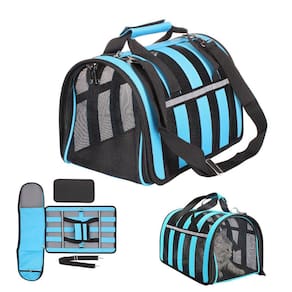 Bolsa Transporte Gato Cachorro Cao Pet Faixa Refletiva Animal de Estimaçao Pequeno Porte Carro Aviao