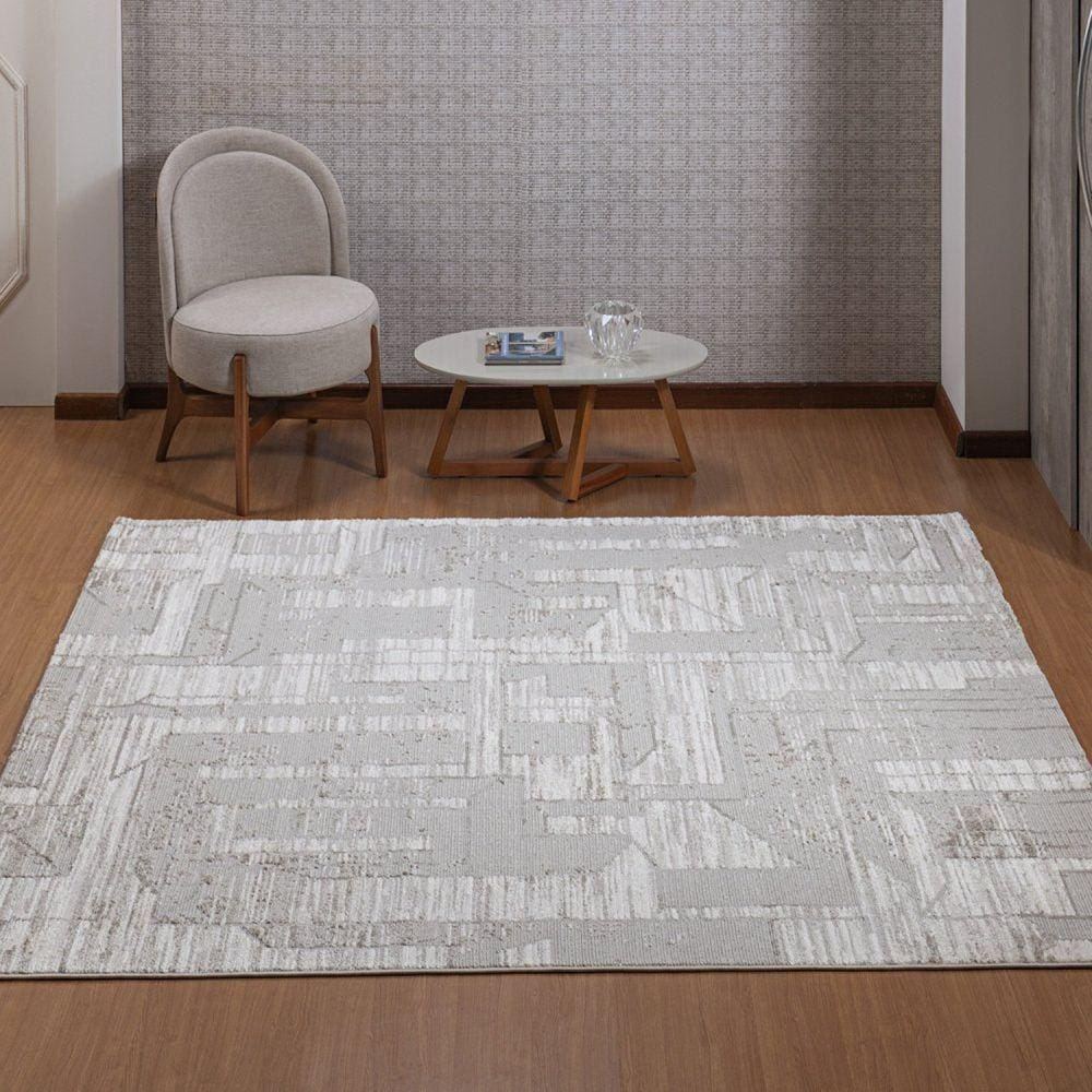 Tapete 1,00 X 1,40 Munique Cinza