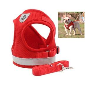 Peitoral Guia Gato Cachorro Cao Pet Coleira Colete Faixa Refletiva Animal de Estimaçao Passeio Caminhada