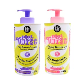 Gel Modelador Guava Butter Gel + Manteiga Modeladora Nut ButterCream Lola Plot Twist 480g