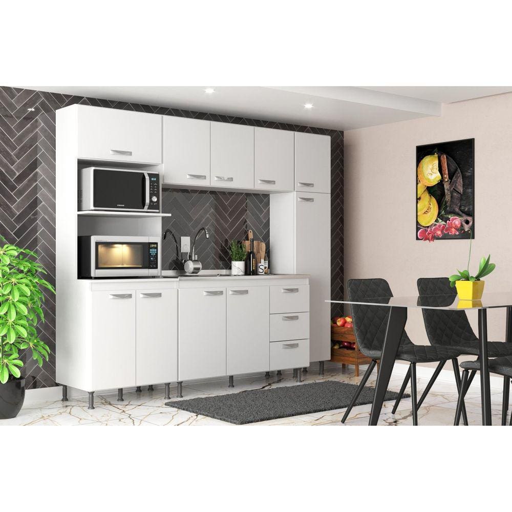 Cozinha Modulada 4 Peças Ipanema Branco