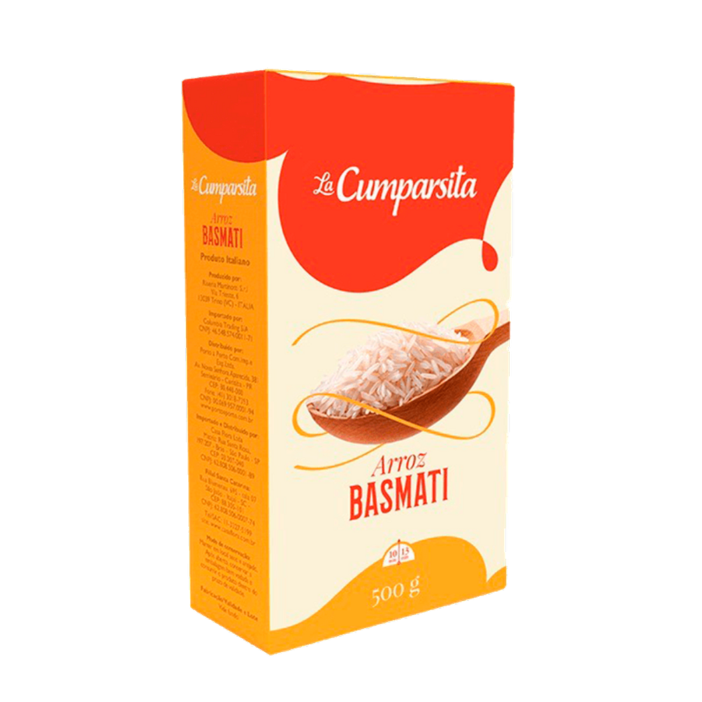 Arroz Basmati Polido Espanhol La Cumparsita 500g