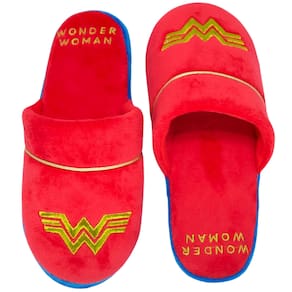 Mulher Maravilha Pantufa Chinelo Quarto Unissex Adulto Oficial DC