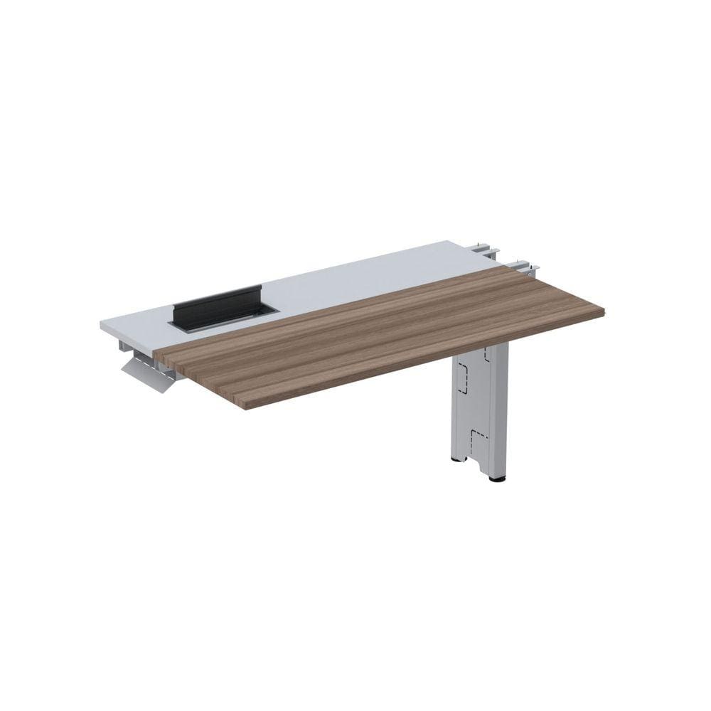 Complemento de Plataforma Corporativa 160x792 Cplpsc160 Walnut/Cinza