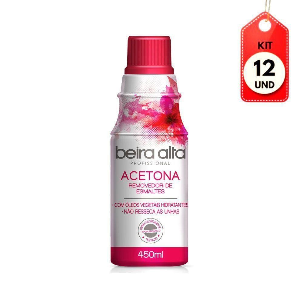 Kit C-12 Beira Alta Removedor De Esmalte 450ml