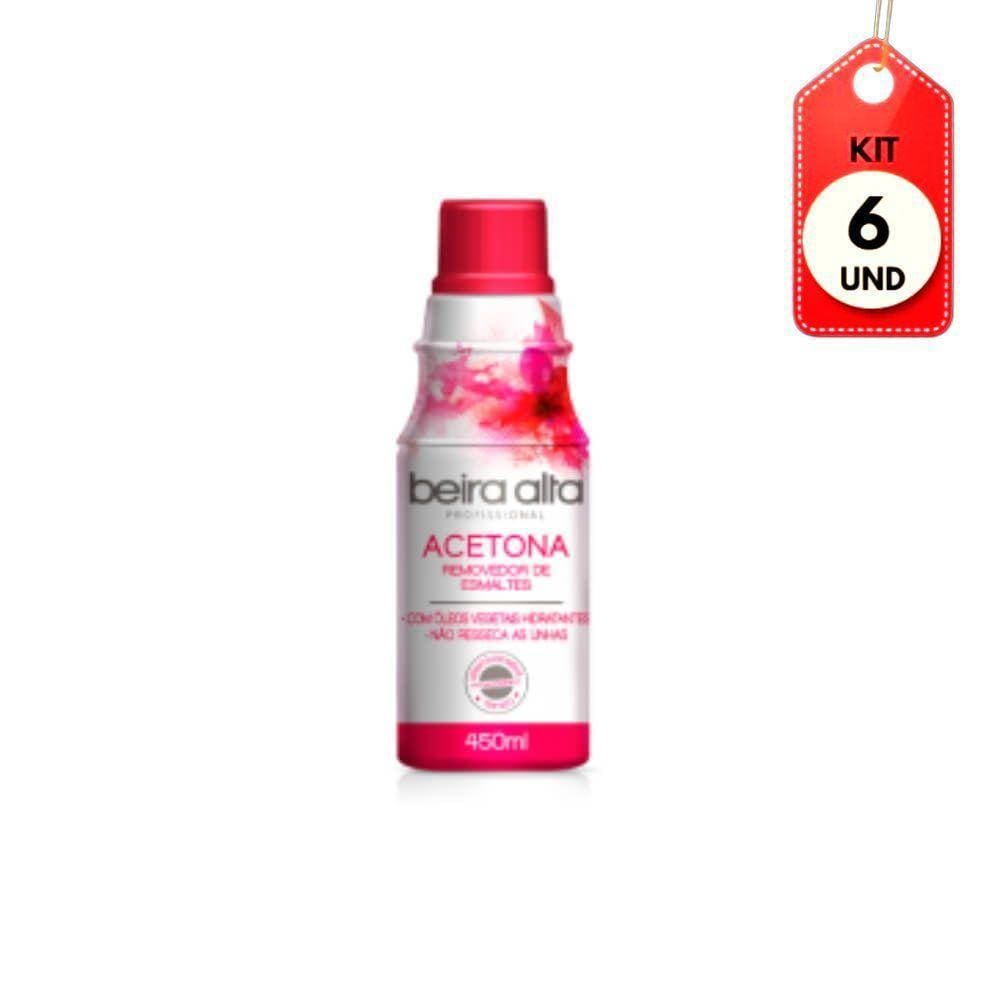 Kit C-06 Beira Alta Frutas Vermelhas Removedor De Esmalte 450ml